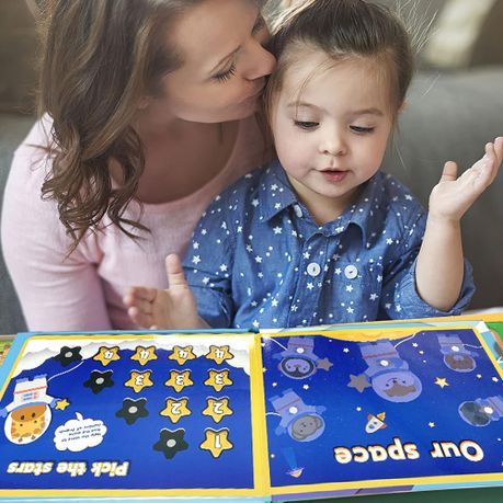 Kid's Montessori Picture & Puzzle Book Busy Board- Under the Sea