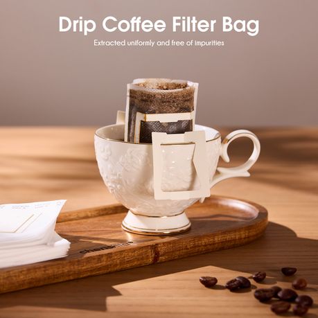 Chenshia 50PC Disposable Loose Leaf Tea Filter Hanging Coffee Filter Bags