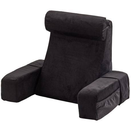 Black Ergonomic Reading Pillow