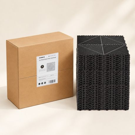 32-Piece Interlocking Garage Floor Tiles - Black