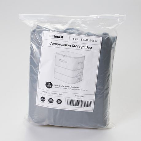 3-Tier Large Capacity Compression Comforter Linen Storage Bag Set