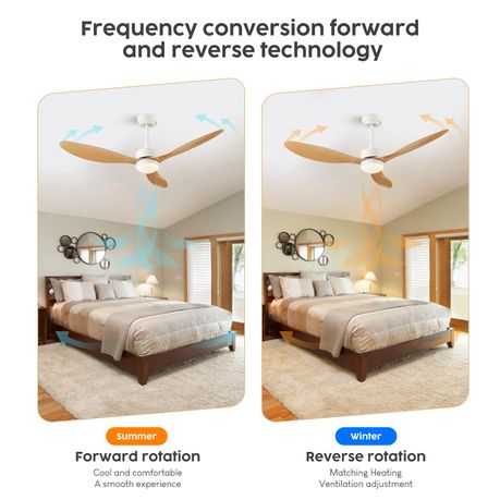 52' LED Ceiling Fan Smart Remote