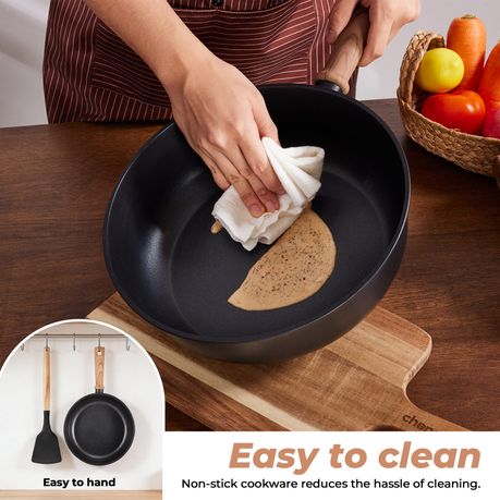 Chenshia 13pc Titanium Coating Non-Stick Cookware Utensil Set Gas Induction