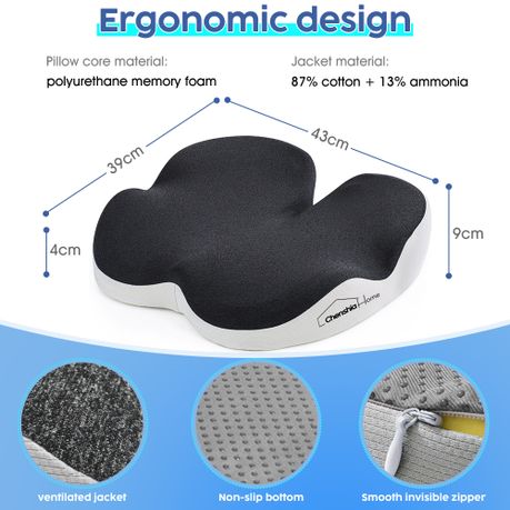 Ergonomic Memory Foam Office Desk Chair Sitting Cushion