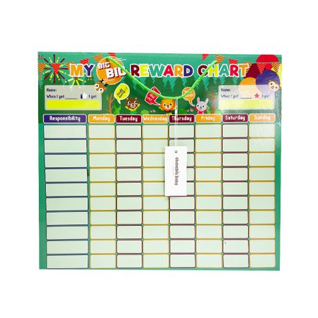 Magnetic Reward Chart Daily Reward Chart with Stickers
