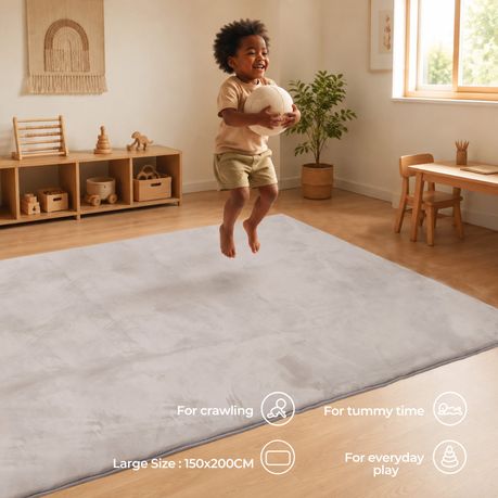 Extra-Thick Foam Baby Play Mat - Ultra Soft - 2m x 1.5m