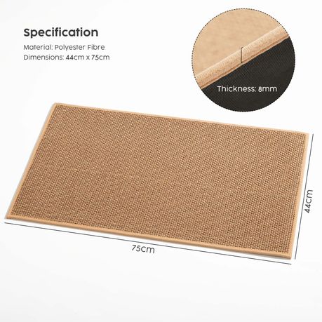 Absorbent Non-Slip Kitchen Mat - 44 × 75 cm