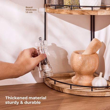 2-Tier Corner Shelf Organiser