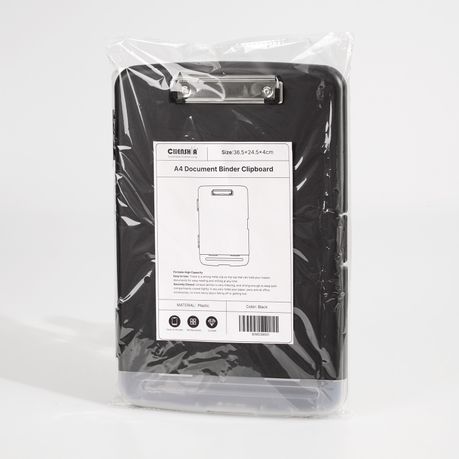 Chenshia Multi-functional A4 Bi-Fold Clipboard-Binder Storage Compartment