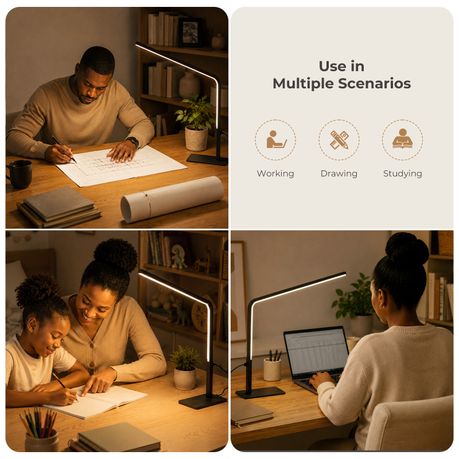 Dimmable LED Desk Lamp | 3 Colour Temperature Modes