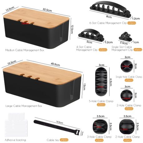 Airtight Cable Storage Box Set
