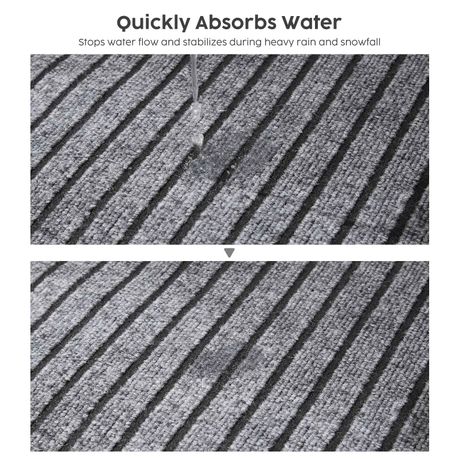 Grey Outdoor Entrance Door Mat
