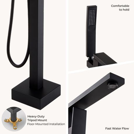 Freestanding Bath Mixer & Handheld Shower