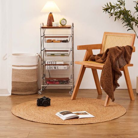 Natural Seagrass Woven Rug