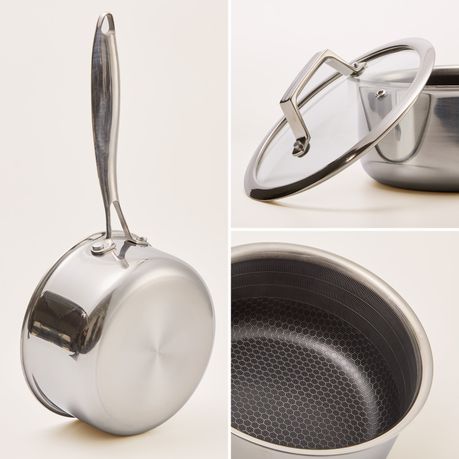 2.1L Ceramic Non-Stick Saucepan