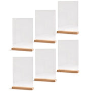 Double-Sided Acrylic Sign Holder - A4 | 6-Pack