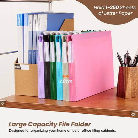 Chenshia Hanging File Folders - Expandable Document Holder