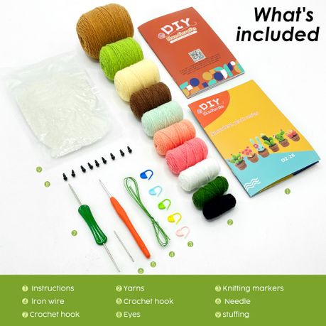 Beginner DIY Crochet Kit - 31 Piece