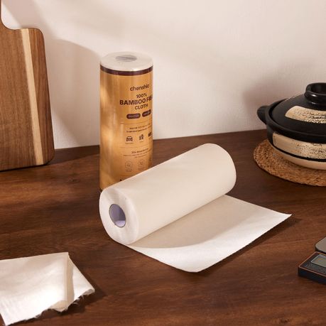 Chenshia 4-Pack Reusable Bamboo Paper Towel Cleaning Dish Cloth