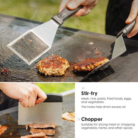 13Pc Stainless Steel Braai Set Portable Camping Mens Gifting Tools