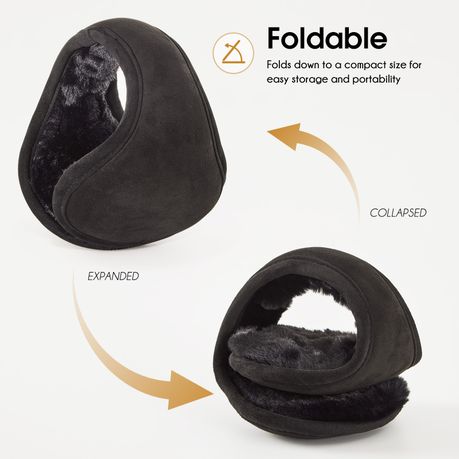 Polyester Foldable Warm Ear Covers