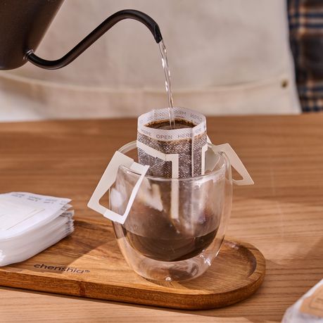 Chenshia 50PC Disposable Loose Leaf Tea Filter Hanging Coffee Filter Bags
