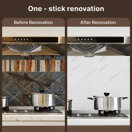 White Marble Peel & Stick Vinyl Wall Tiles 30x60cm - 10 Pack