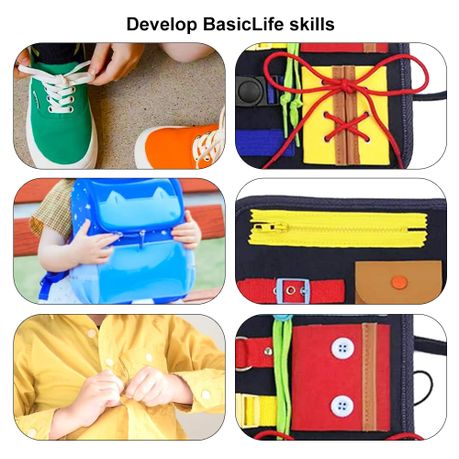 Montessori Busy Board Handbag Toddler Sensory Learning Toy