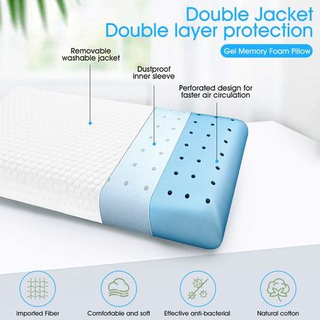 Cooling Gel Memory Foam Pillow