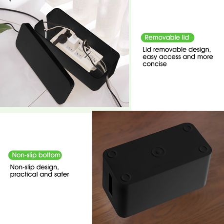 Dual-Size Cable Management Boxes