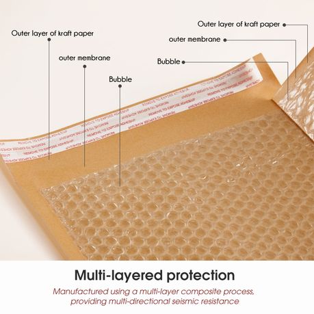 Kraft Bubble Mailer Padded Envelopes