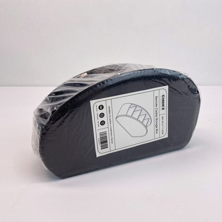 5 Compartment Desktop Organizer - Faux Leather Remote Control Holder