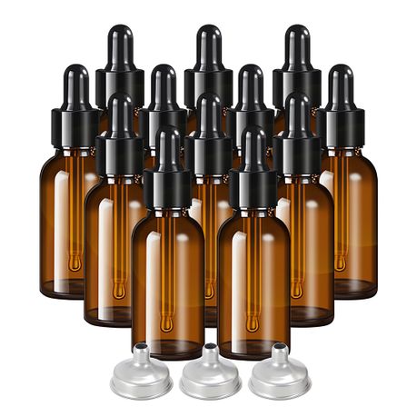 30ml Essential Oil Glass Bottles - 12Pcs