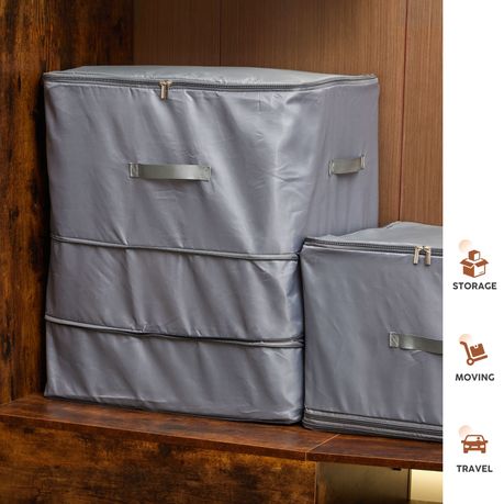 3-Tier Large Capacity Compression Comforter Linen Storage Bag Set