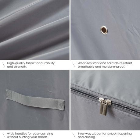 3-Tier Large Capacity Compression Comforter Linen Storage Bag Set