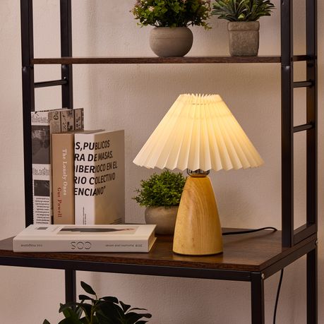 Ceramic Bedside Table Lamp Set - Beige