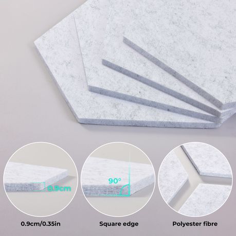 Chenshia 12 Piece Soundproof Acoustic Panels - Self-Adhesive Panels