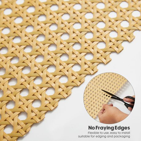 Natural Rattan Webbing Roll -  50cm x 100cm
