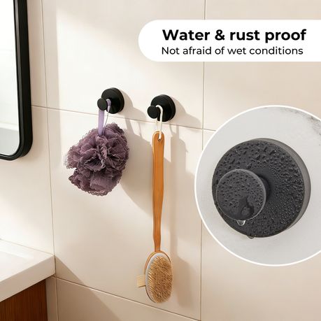 4-Pack Vacuum Suction Cup Towel Hooks