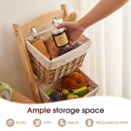 Floor-Standing Toy and Snack Storage Rack