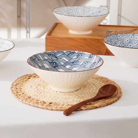 Chenshia 30cm Round Natural Woven Placemats - 6 Pack