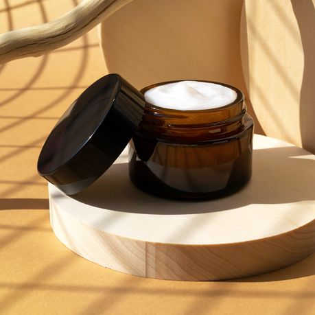 Glass Jars Reusable Cosmetic Cream Pot Set
