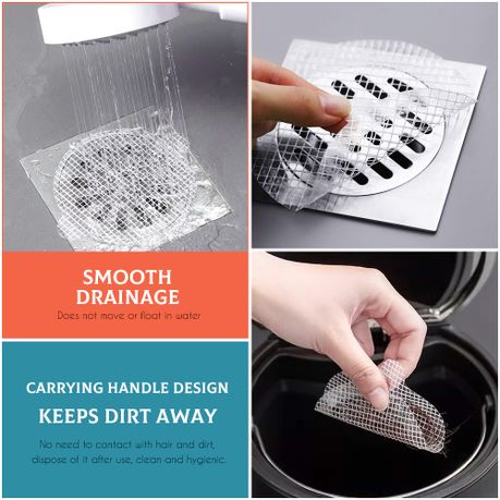 Disposable Mesh Drain Hair Catchers - 30 Pack