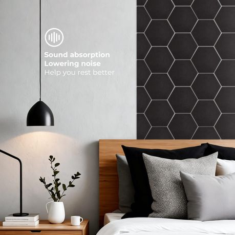 Chenshia 12 Piece Soundproof Acoustic Panels - Self-Adhesive Panels