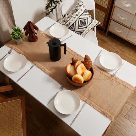 Jute Burlap Table Runner - 183cm