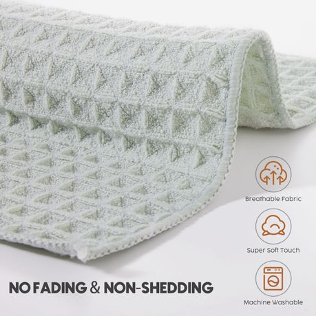 8-Pack Waffle Weave Barista Cloths Espresso Machine Cleaning Towels
