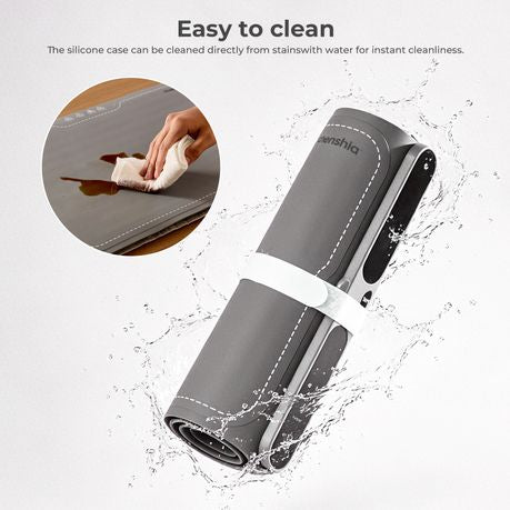 Chenshia Electric Food Warmer Mat Set Silicone Large & Foldable Buffet Tray
