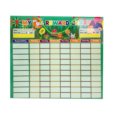 Magnetic Reward Chart Daily Reward Chart with Stickers