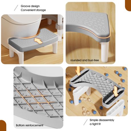 Toilet Stool Squat Potty Step Bathroom Ergonomic Aid