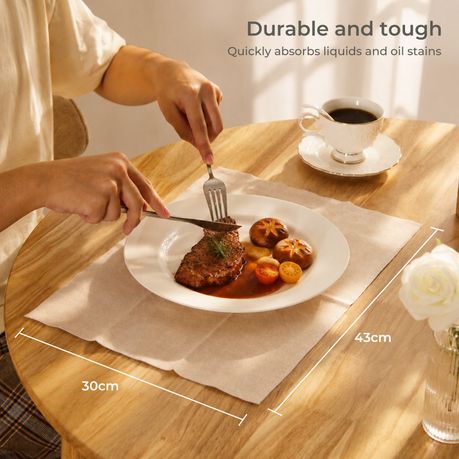30 Disposable Serviettes (2 Pack)
